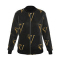 Women's Reversible Silk Bomber Jacket