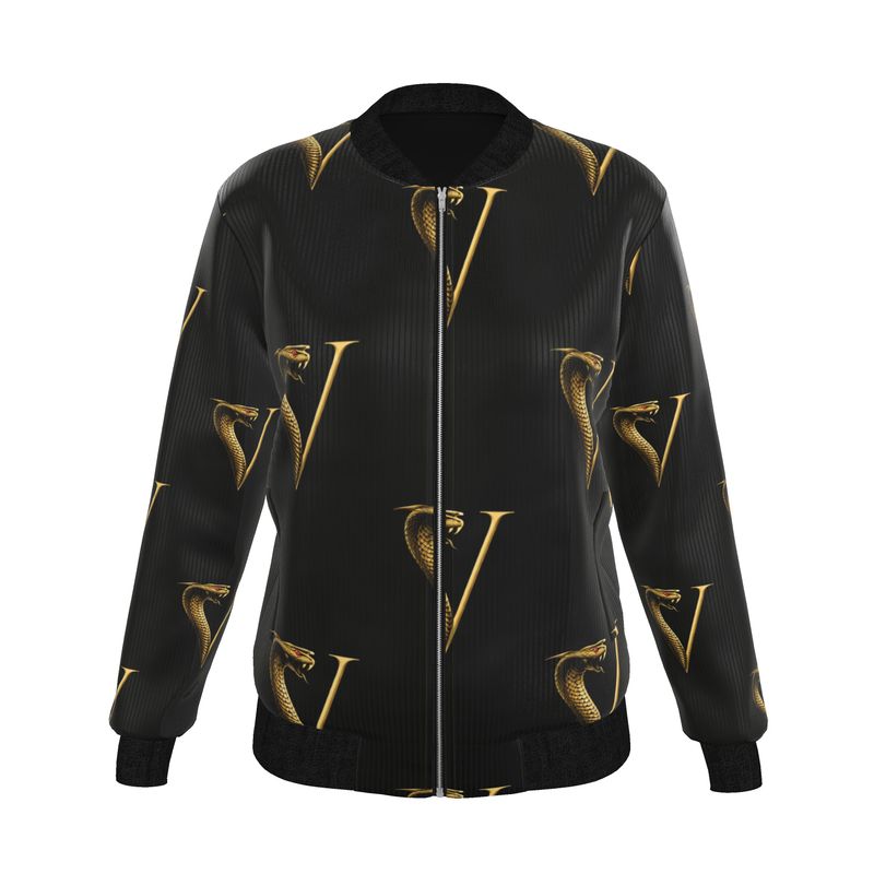 Women's Reversible Silk Bomber Jacket