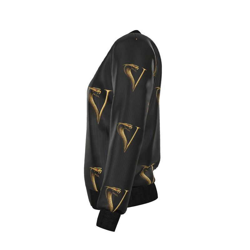 Women's Reversible Silk Bomber Jacket