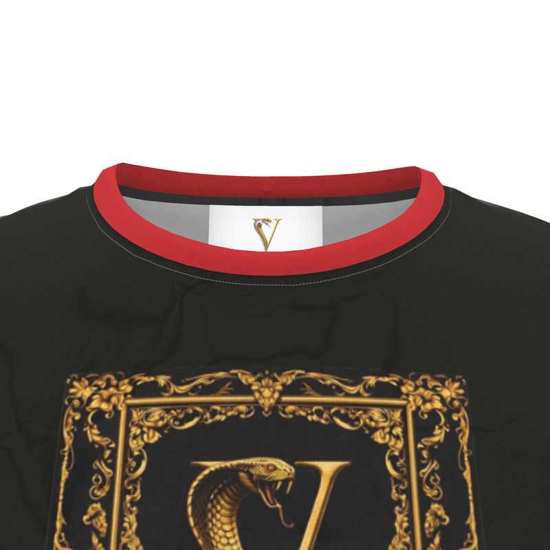 Cut And Sew All Over Print T Shirt