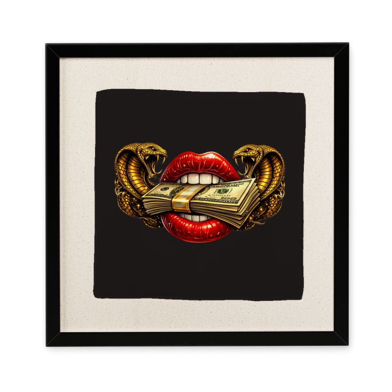 Framed Silk Scarf