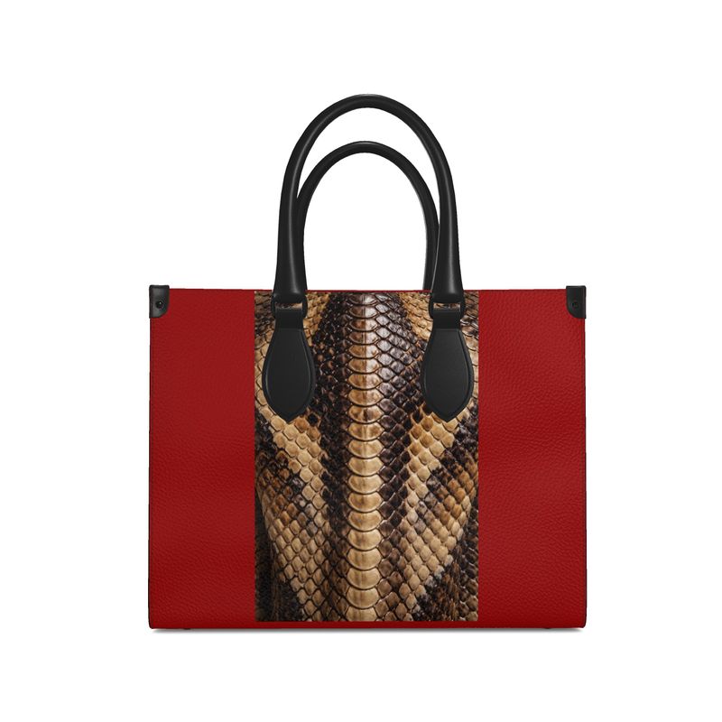Leather Shopper Bag