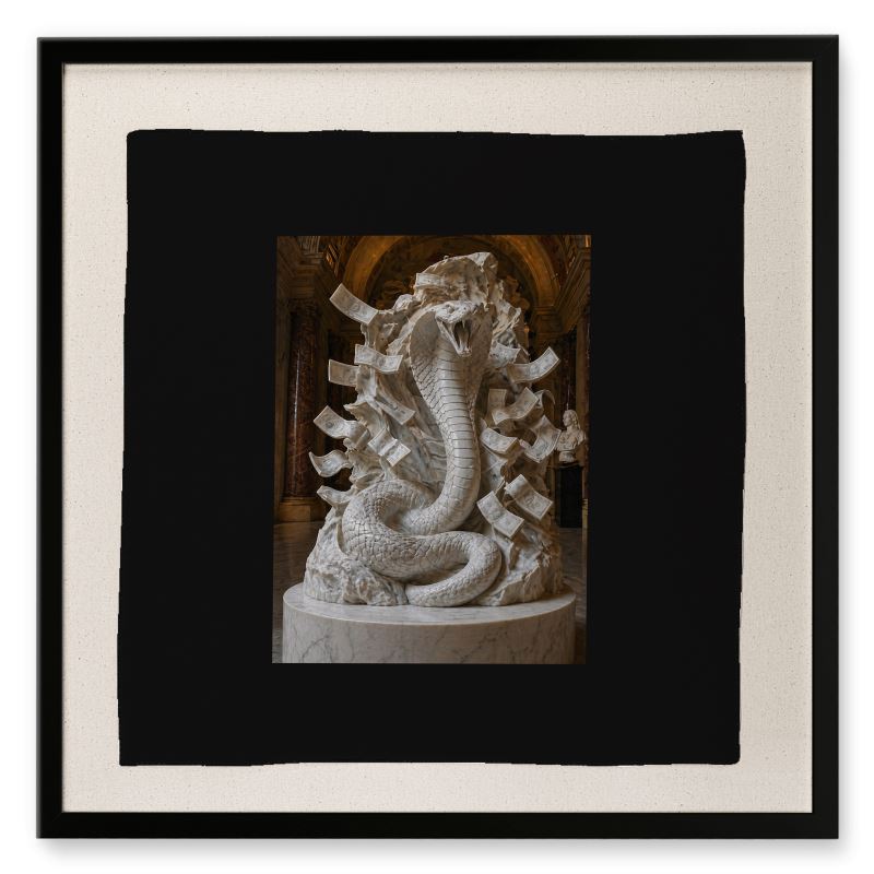 Framed Silk Scarf