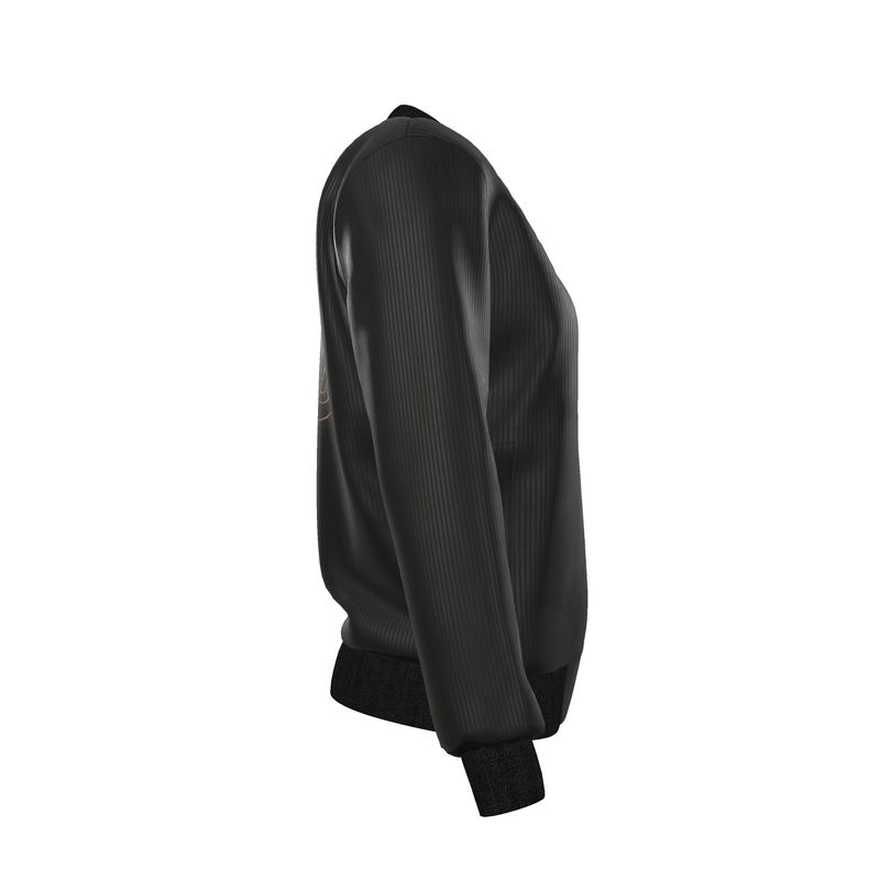 Women's Reversible Silk Bomber Jacket