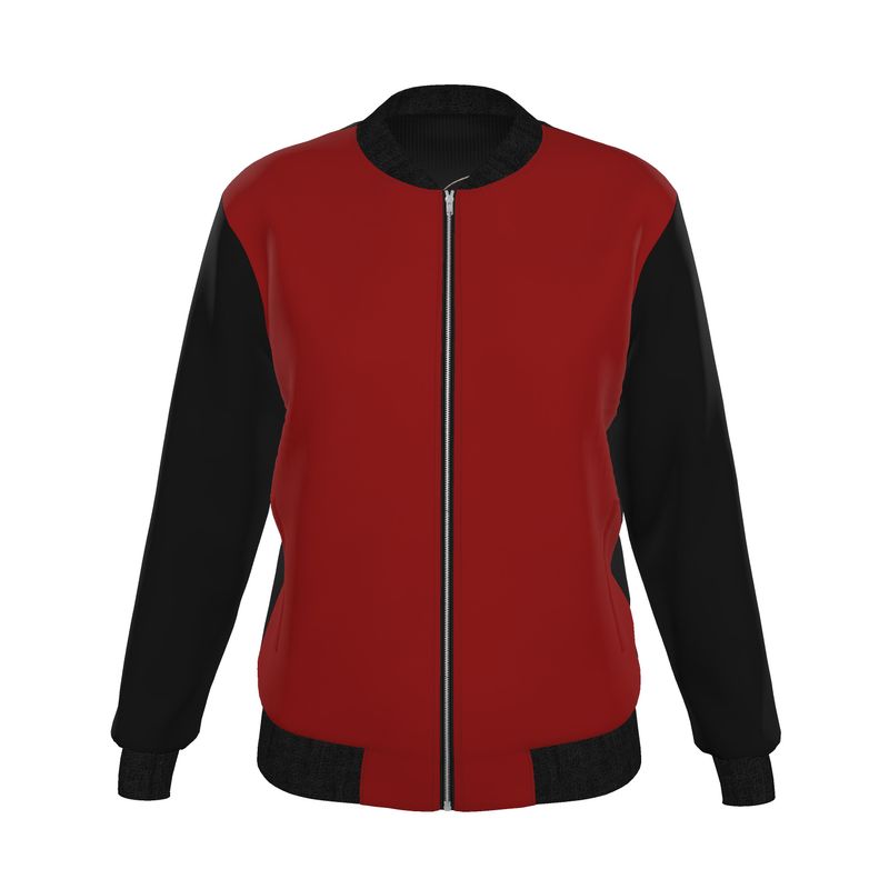 Women's Reversible Silk Bomber Jacket