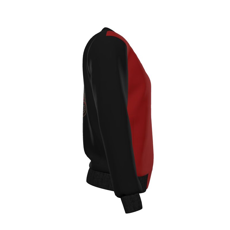 Women's Reversible Silk Bomber Jacket