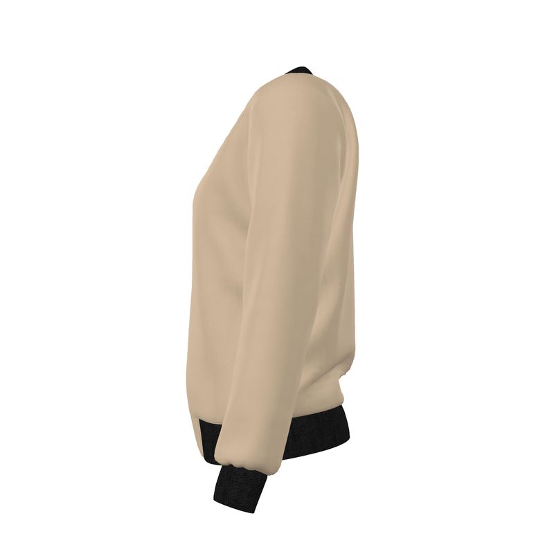Women's Reversible Silk Bomber Jacket
