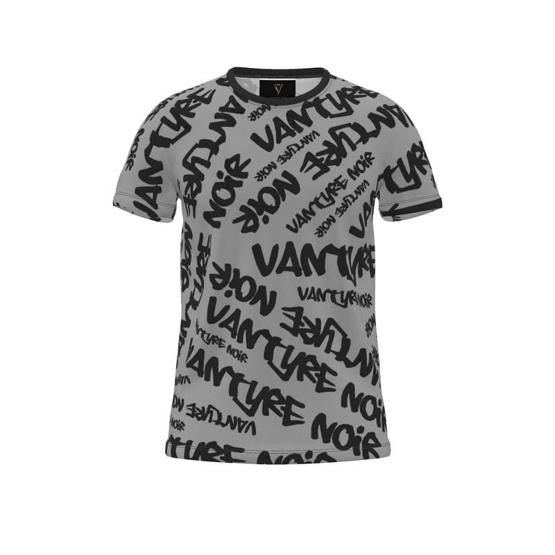 Cut And Sew All Over Print T Shirt